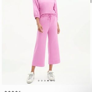 Eco fleece crop pant